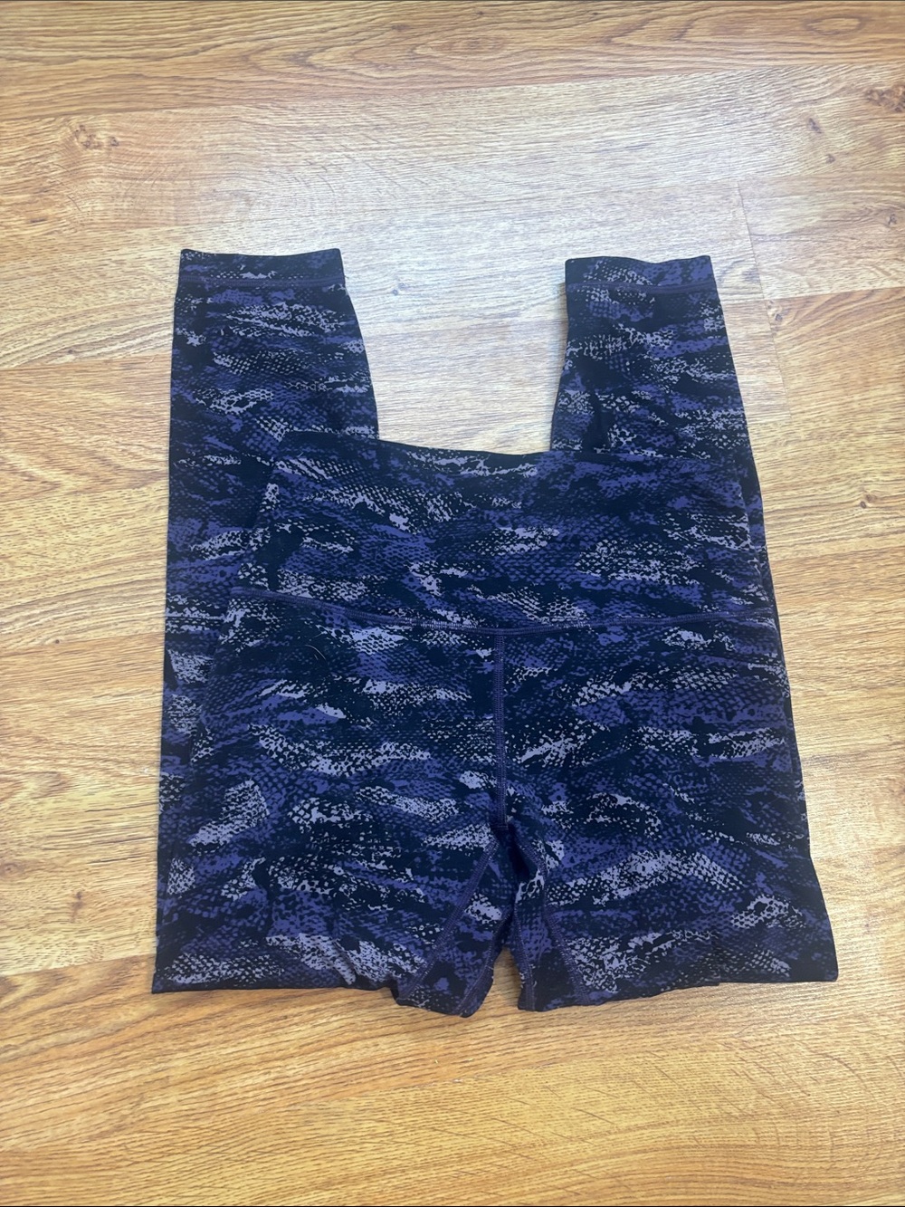 lululemon athletica Purple and Black Patterned Leggings